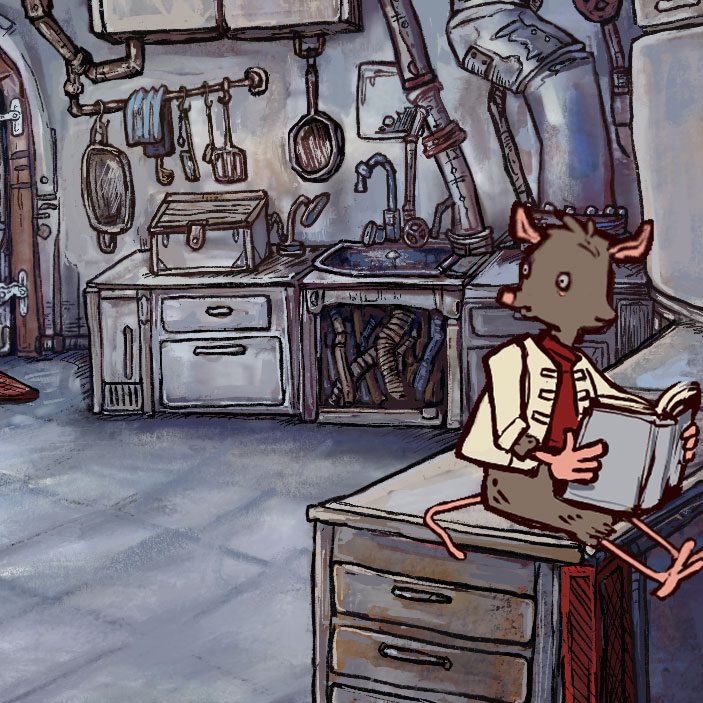 Indie Point & Click adventure game The Rat Revolution